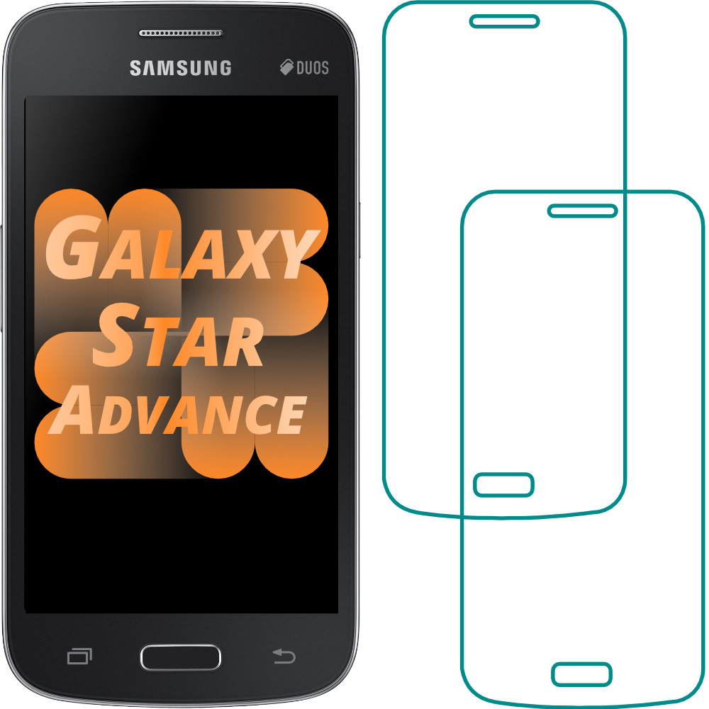 

Комплект Samsung Star Advance G350e Защитные Стекла (2 шт.) (Самсунг Стар Адванс)