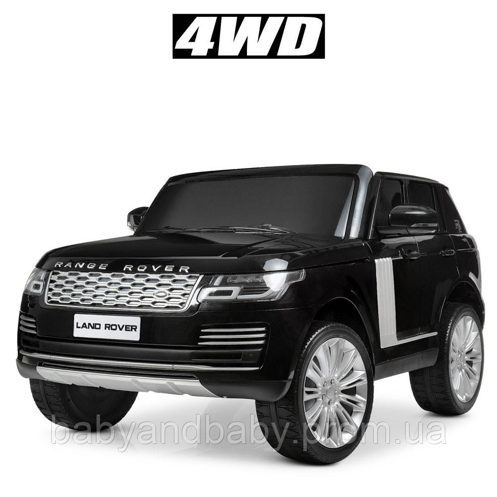 

Детский электромобиль с планшетом в стиле Range Rover M 4175(MP4)EBLR-2 черный