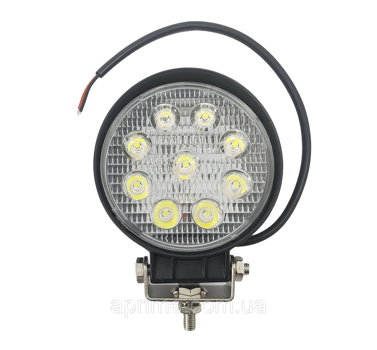 

LED фара на 9 диодов! Светодиодная фара на легковую, грузовик, трактор 42W.12-80V. Пр-во Корея, Белый