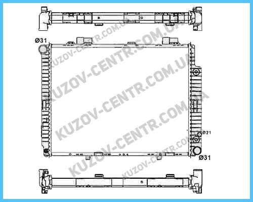 

Радиатор Mercedes E-Class 210 95-02 производитель NRF
