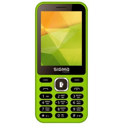 

Мобильный телефон Sigma X-style 31 Power Green (4827798854785