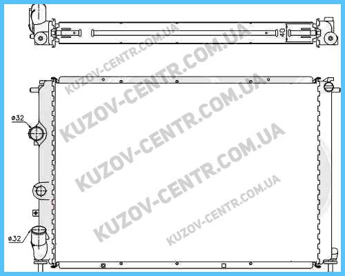 

Радиатор охлаждения двигателя Dacia / Renault (NRF) FP 56 A1134-X