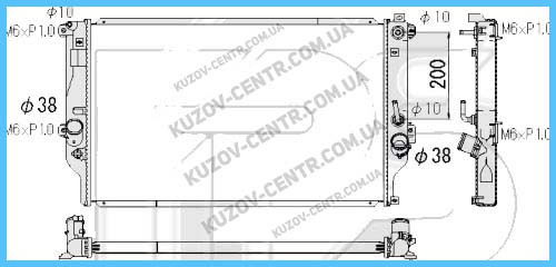 

Радиатор охлаждения двигателя Toyota RAV4 (13-18) 2.0 D, М/А (Koyorad)