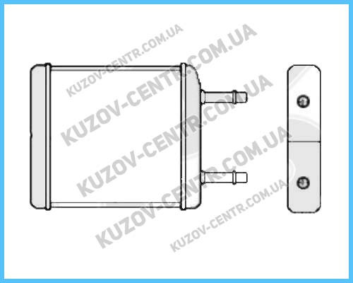 

Радиатор печки Chevrolet Aveo (Шевроле Авео) 08- HB (T255) производитель NRF