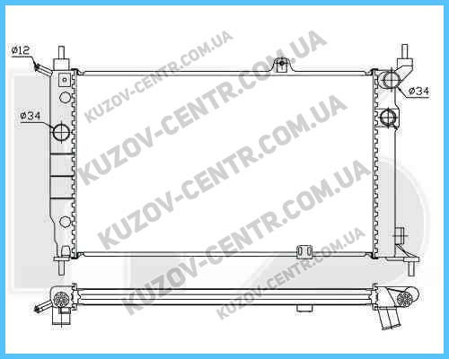 

Радиатор охлаждения двигателя OPEL ASTRA F 1991-1997