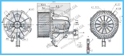 

Вентилятор салона NRF FP 12 W0208