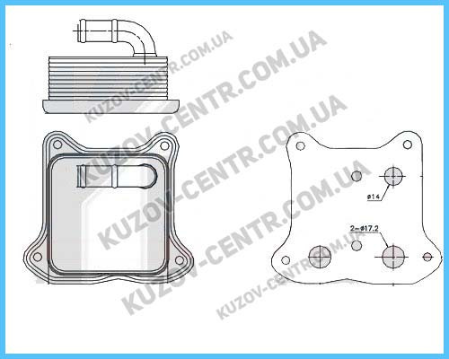 

Масляный радиатор Seat Ibiza, Skoda Rapid, Fabia, Roomster, Yeti, wVolkswagen Golf, Polo