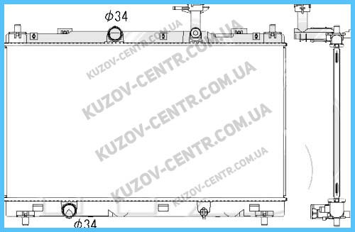 

Радиатор охлаждения двигателя Suzuki SX4 / Vitara (Koyorad) FP 68 A346-X