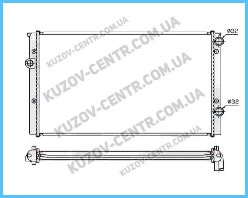 

Радиатор охлаждения двигателя VW Golf III '1991-1997 (FPS) мех. сборка