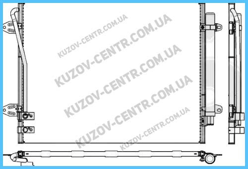 

Радиатор кондиционера VW Passat B6 / CC (AVA) FP 74 K986