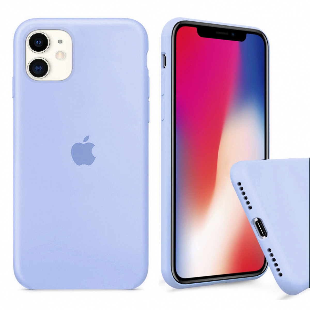 

Чехол Silicone Case для iPhone 11 (Blue)