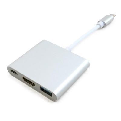 Порт-репликатор EXTRADIGITAL USB Type-C to HDMI/USB 3.0/Type-C (0.15m)