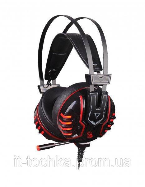 

Игровые наушники с микрофоном a4 tech m615 bloody moci black golden sound подсветка