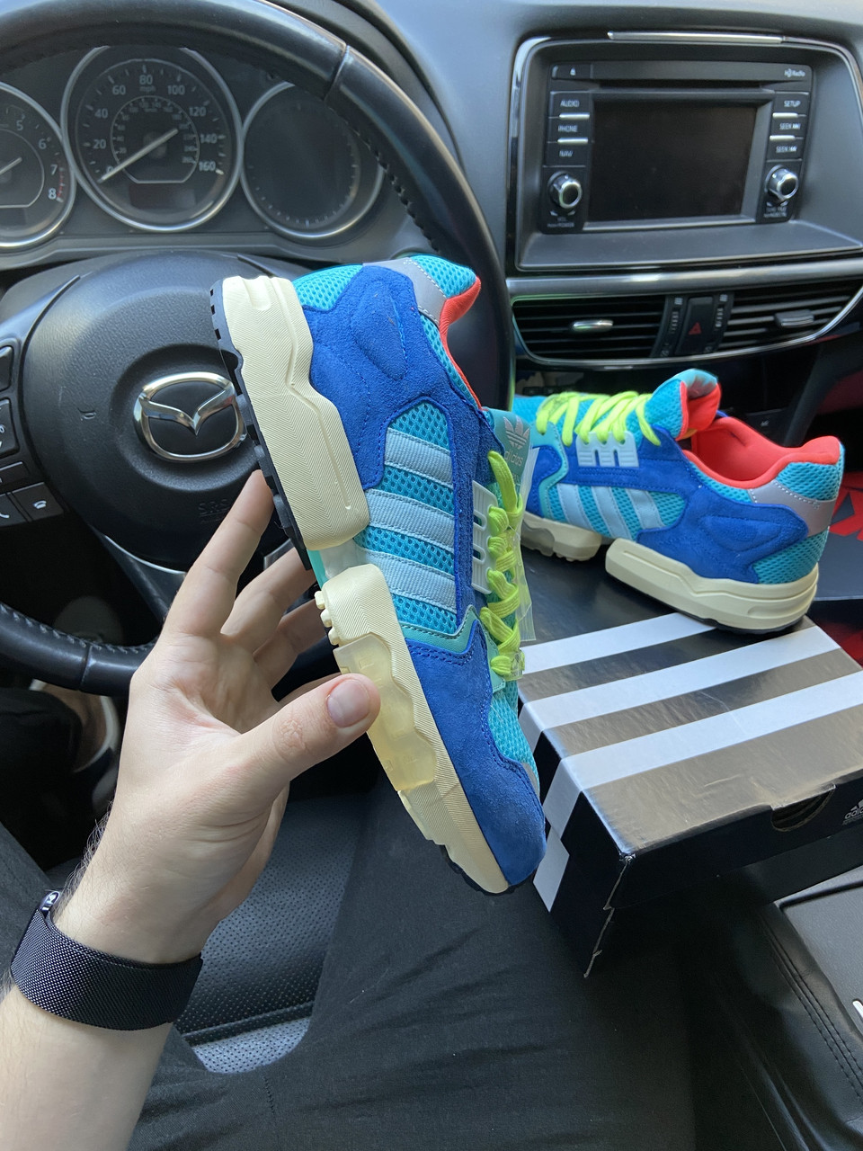 

Adidas Torsion Cyan Linen Green Blue (Синий) Кроссовки Адидас Торшин 44