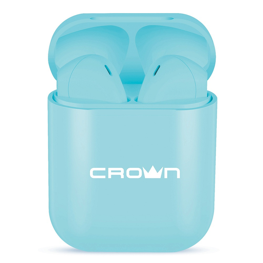 

Бездротові навушники Crown CMTWS-5005 BLUE (TWS Bluetooth V5.0)