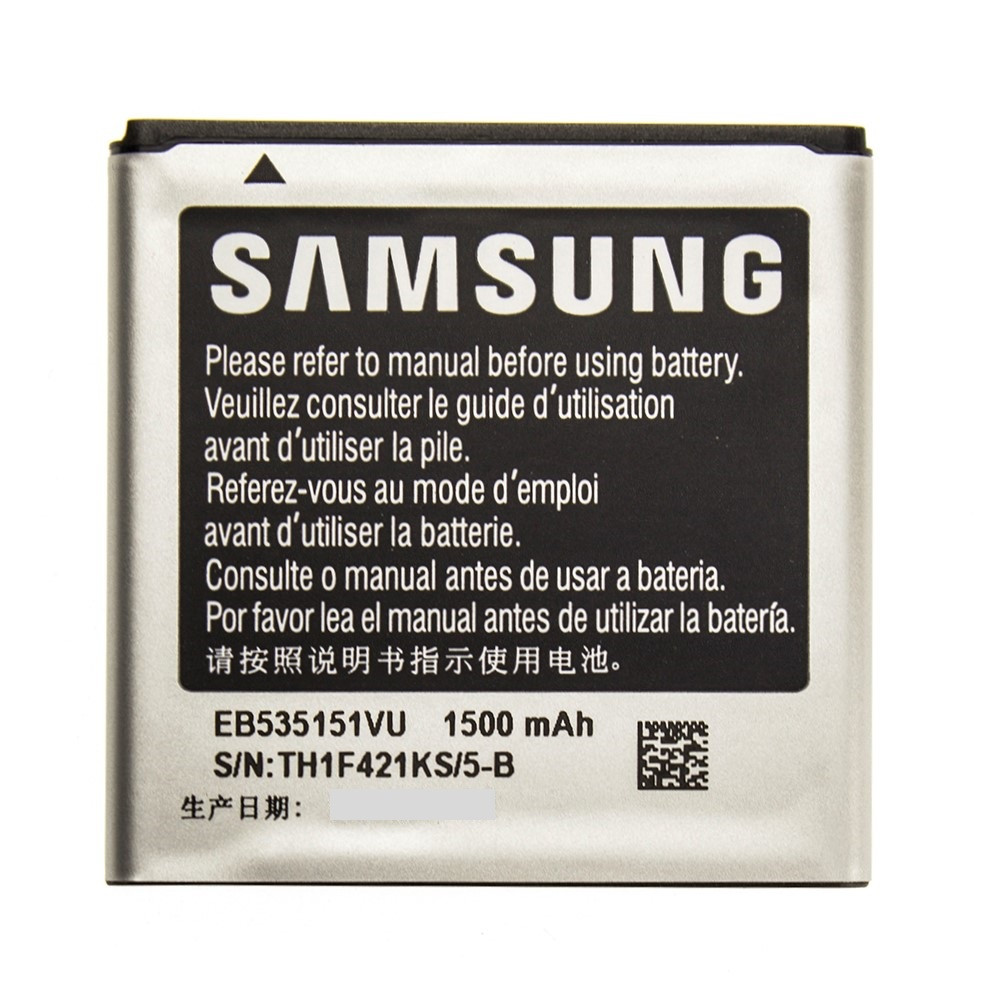 

Аккумулятор EB535151VU для Samsung i9070 Galaxy S 1500 mAh 03646, КОД: 137752