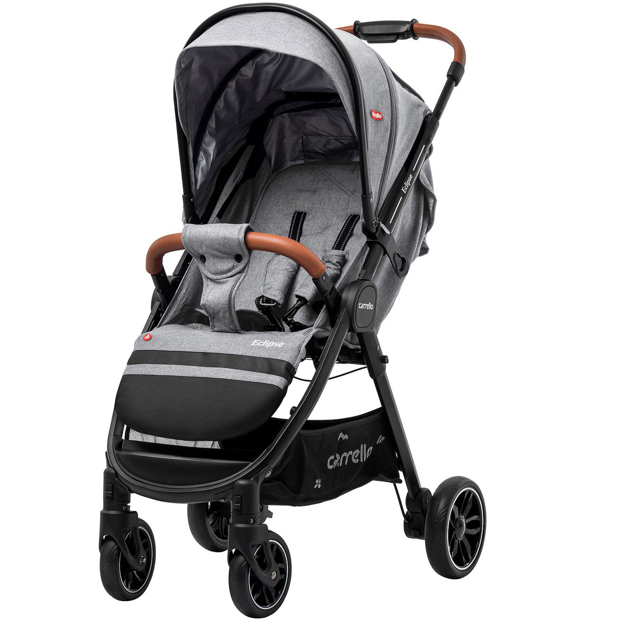 

Коляска прогулочная CARRELLO Eclipse CRL-12001/1 Mosaic Gray в льне +дождевик M /1