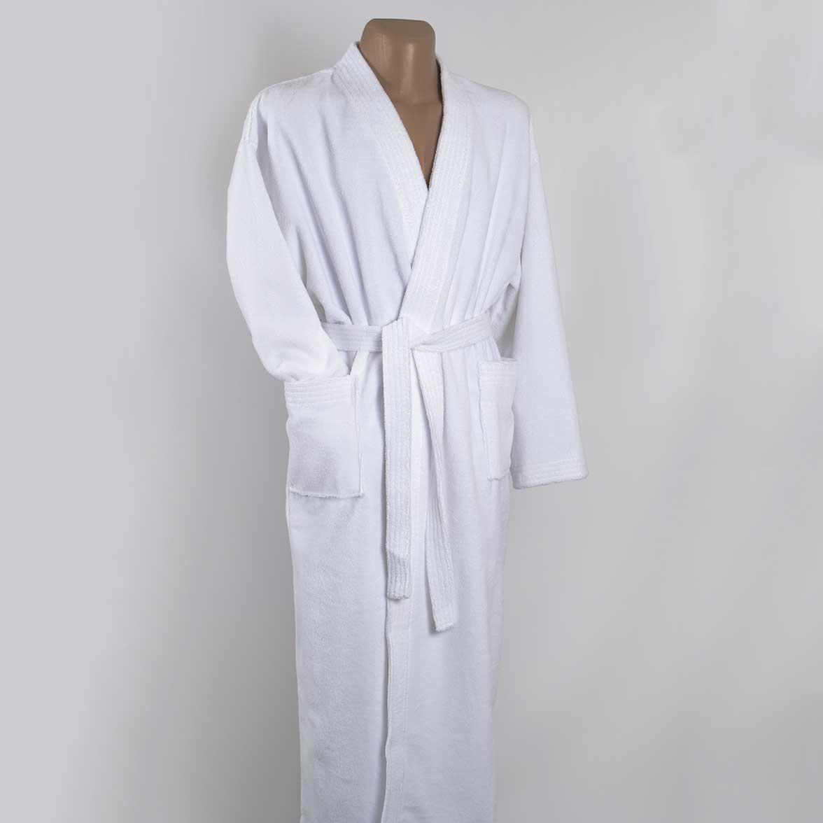 

Халат-кимоно махровый отельный Lotus белый XL