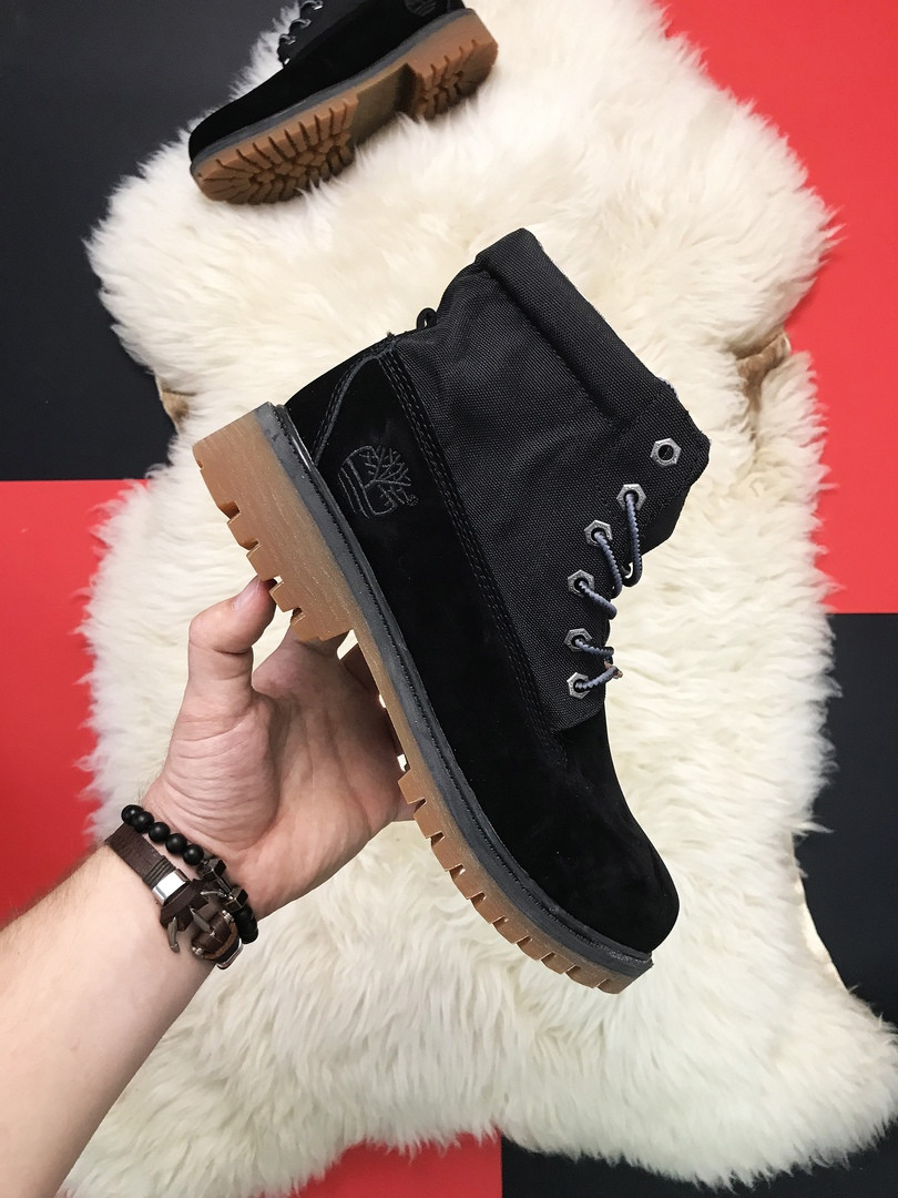 

Ботинки Timberland Military Black (Деми) Черные