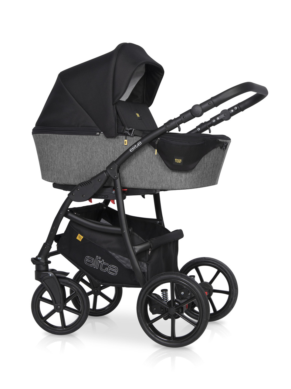 

Коляска 2 в 1 Riko Elite 04 Carbon, Темно-серый