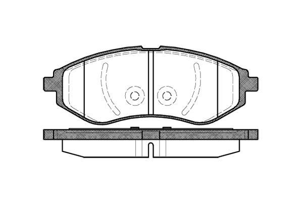 

Колодки тормозные передние Chevrolet Aveo 1.5/1.6 Remsa