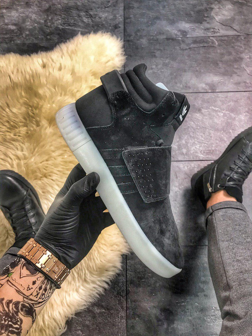 

Adidas Tubular Invader Black White Gum (Черный), Чёрный