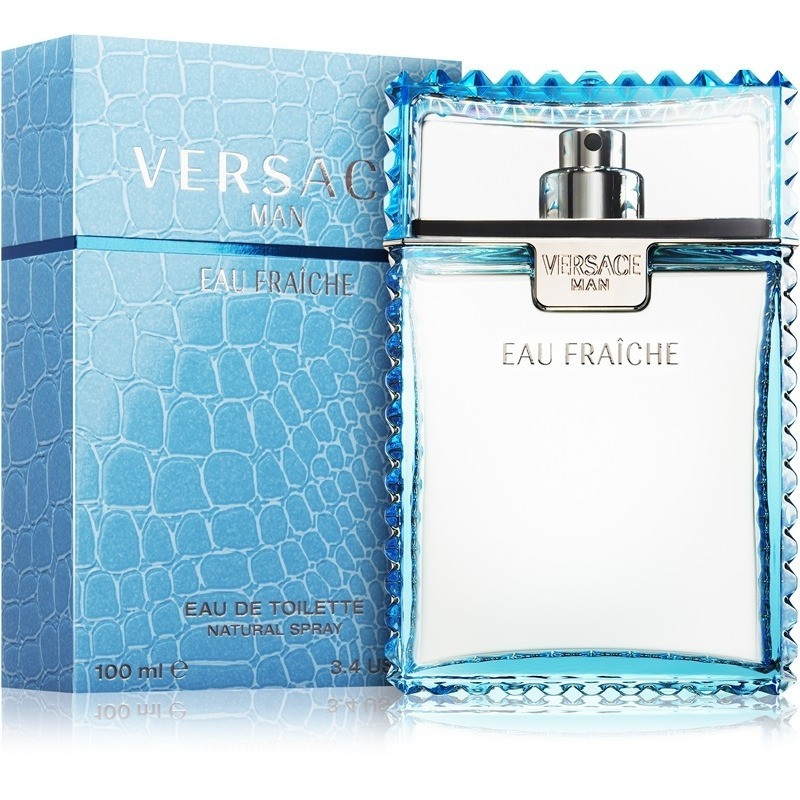 

Versace Man Eau Fraiche Туалетная вода 100 ml (Версаче Мен Еау Фреш) Голубые