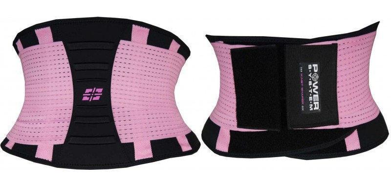 

Пояс для поддержки спины для талии не более 85 см Power System Waist Shaper PS-6031 S/M Pink