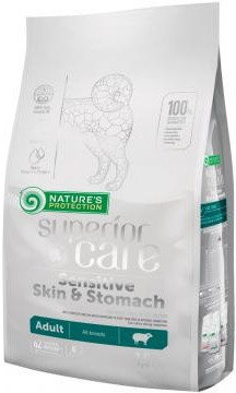 Nature’s Protection Superior Care Sensitive Skin & Stomach Adult All Breeds Lamb Корм для собак 1,5 кг