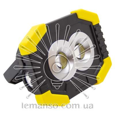 

Прожектор LED 5W 2COB 200Lm + 100Lm(сбоку) 6500K IP44 LEMANSO жёлто-черний/ LMP80 (гар.180дн.)