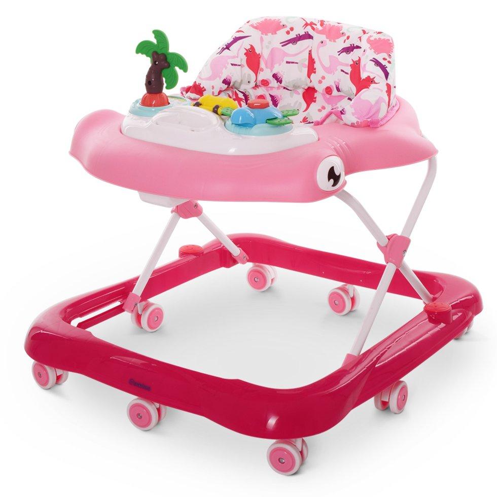 

Ходунки детские El Camino ME 1052 SHARK PINK игровая панель, музыка, свет