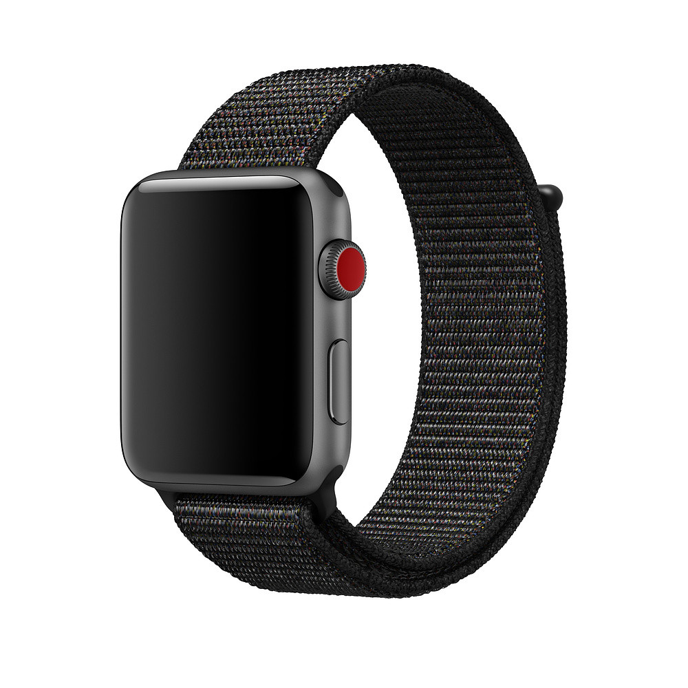 

Ремешок Grand для Apple Watch 42 44 мм Sport Loop Black AL13534244mm, КОД: 382417