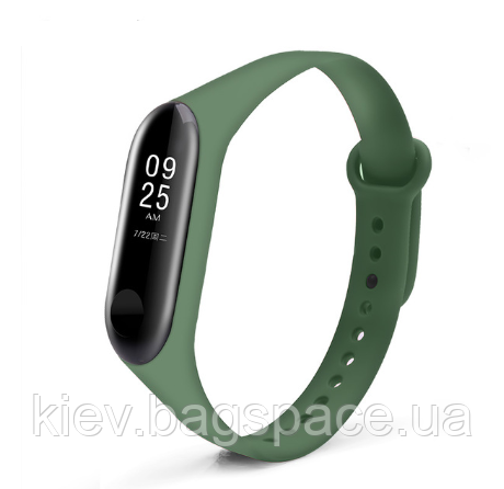 

Силиконовый ремешок Grand для Xiaomi Mi Band 4 Army Green Ali30, КОД: 1329890