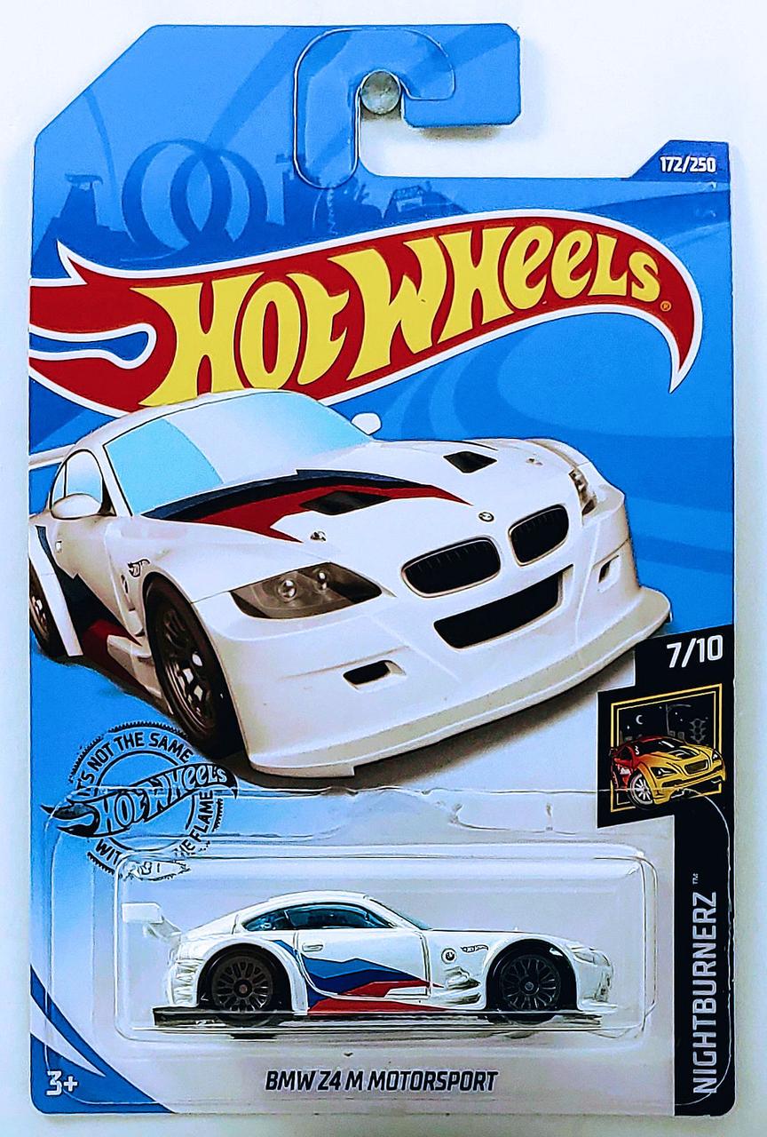 

Машинка Hot Wheels - BMW Z4 M Motorsport - 2020 Nightburnerz (#174). Mattel. Оригинал