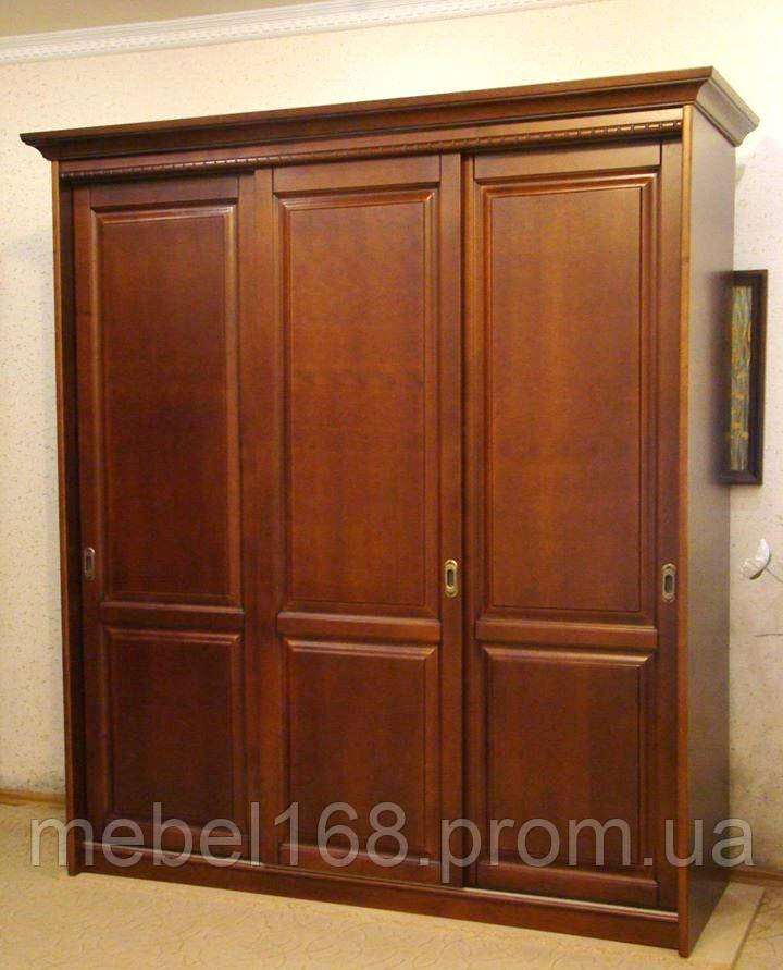 

Классический шкаф купе Омега из натурального дерева