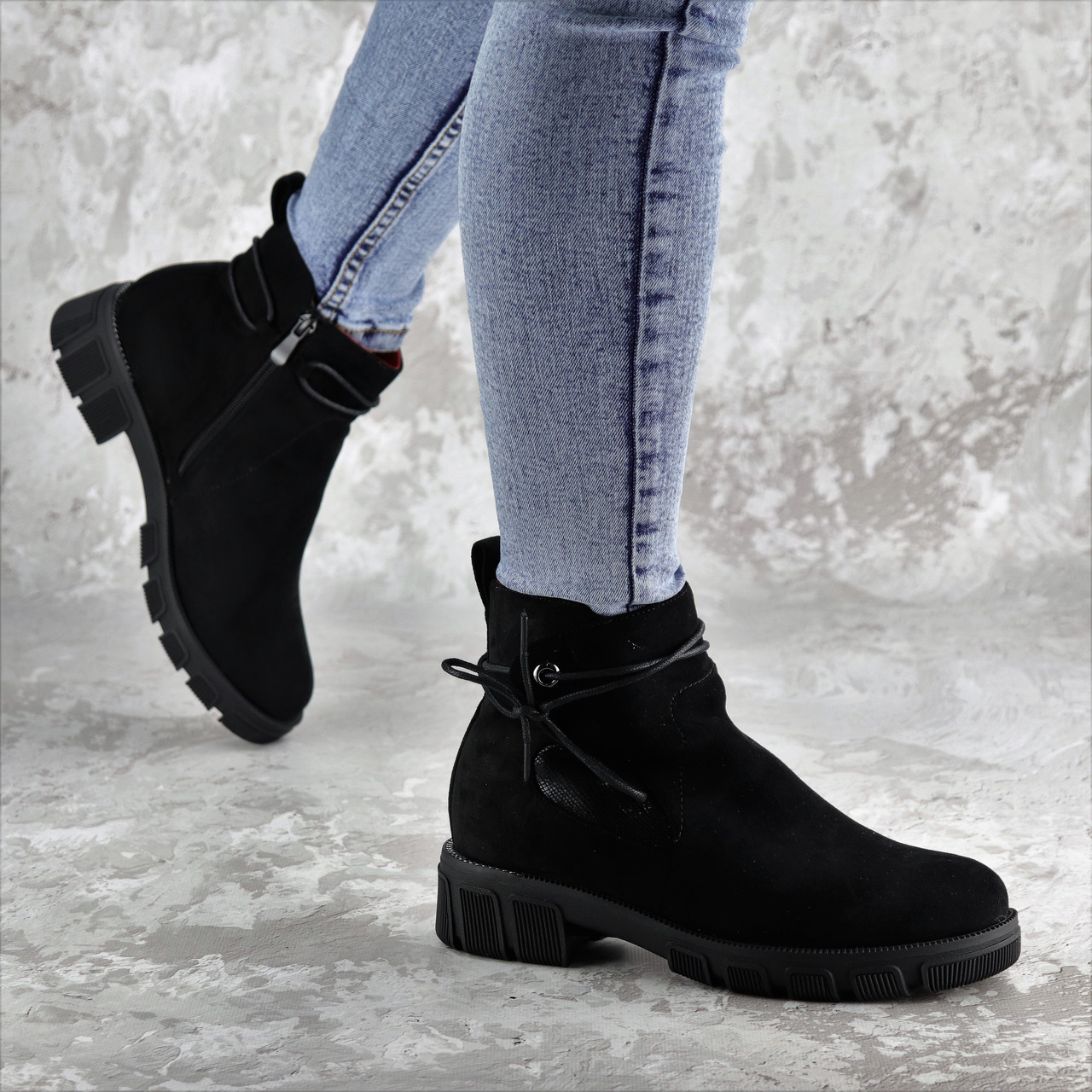 

Ботинки женские зимние Fashion Kuvic 2314 36 размер 23,5 см Черный
