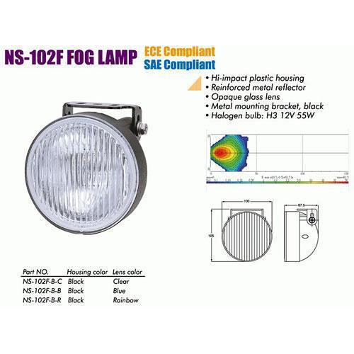 

Фары дополнительные NS-102 F-B-C H3/12 В/55W/D=100mm (NS-102 F-B-C)