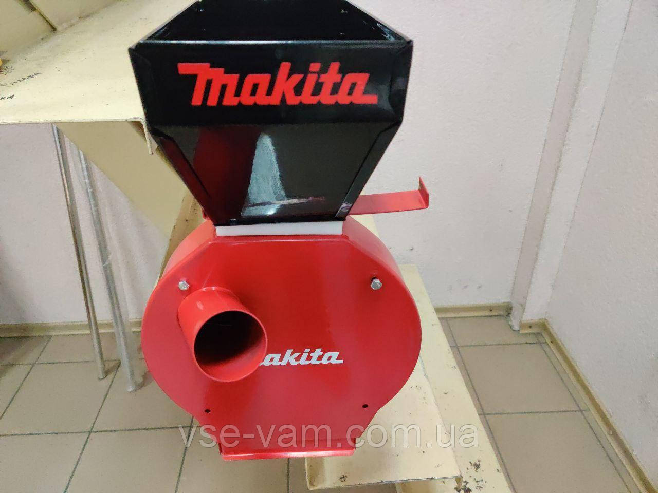 Зернодробарка Makita EFS 4200 (4.2 кВт, 280 кг/год). Кормоізмельчітель Макіта для зерна і качанів кукурудзи Фото 2