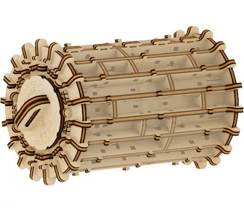 

Деревянный конструктор "Лабиринт Scroll & hole", 100 эл. 10035, Белый
