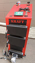 Твердотопливный котел длительного горения Kraft E new 12 кВт сталь 5 мм!! / Крафт Е нью