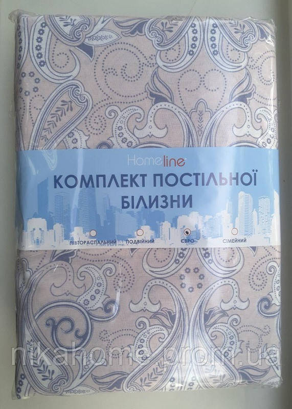 

Комплект постільної білизни Home Line Бязь Люкс Луіза 200х220, Разные цвета