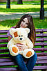 Плюшевий ведмедик Потап 50 см Персикового кольору, фото 2