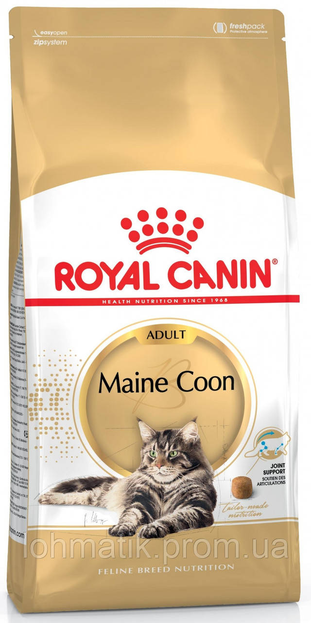 

Сухой корм Royal Canin Maine Coon Adult для котов породы мейн-кун от 15 месяцев 4 кг (3182550710657