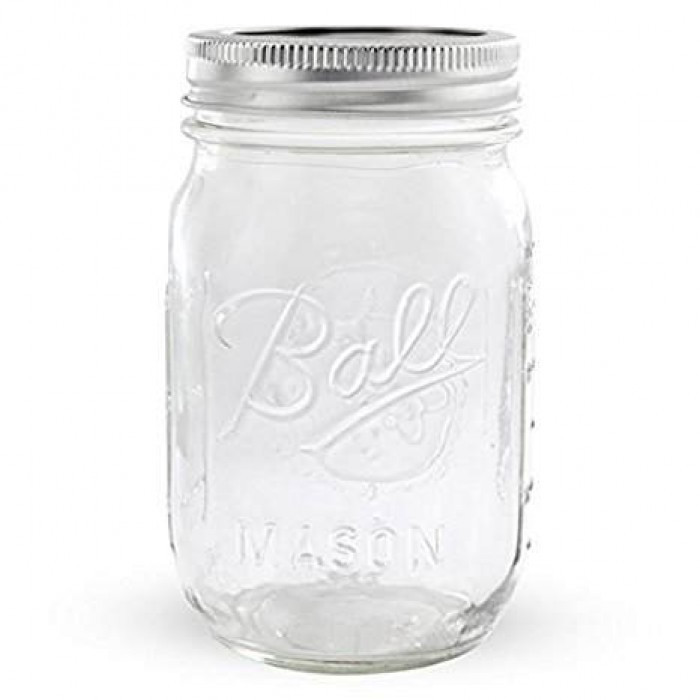 

Банка Ball Mason Jars с трубочкой и 2 крышками