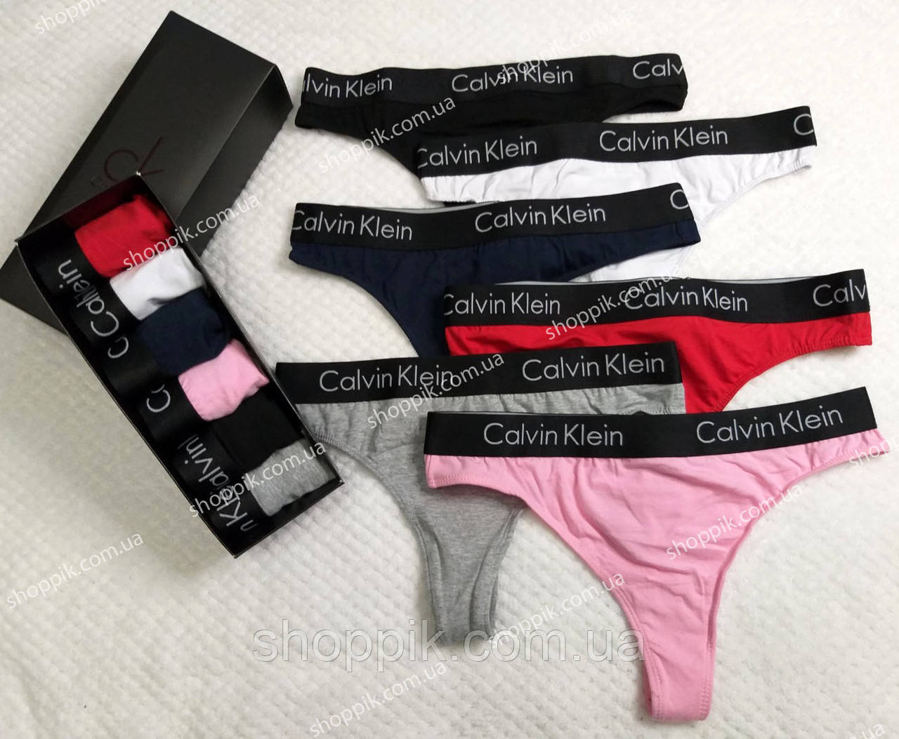 

Стринги Calvin Klein Женские трусы Женское белье 1 шт Реплика черный, S