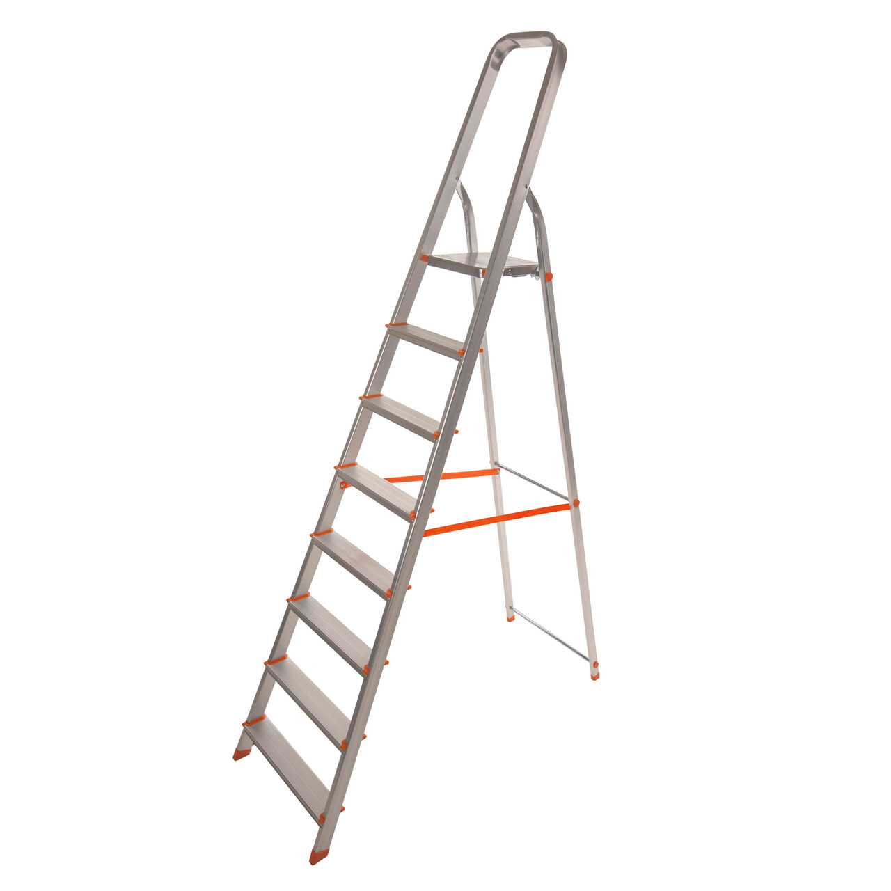 

Стремянка алюминиевая Laddermaster Alcor A1A8. 8 ступенек