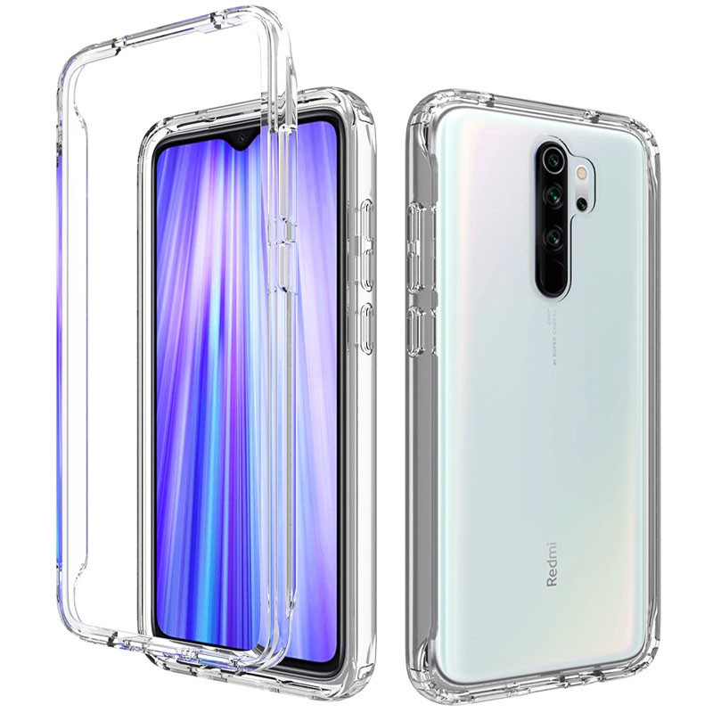 

Чехол TPU+PC Full Body с защитой 360 для Xiaomi Redmi 9, Прозрачный