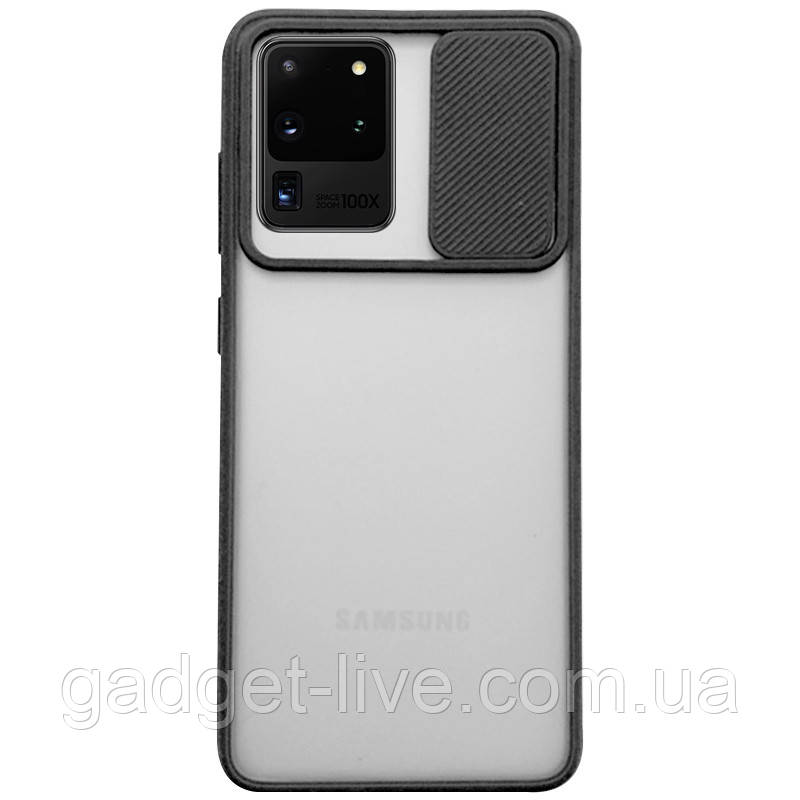 

Чехол Camshield mate TPU со шторкой для камеры для Samsung Galaxy S20 Ultra, Черный