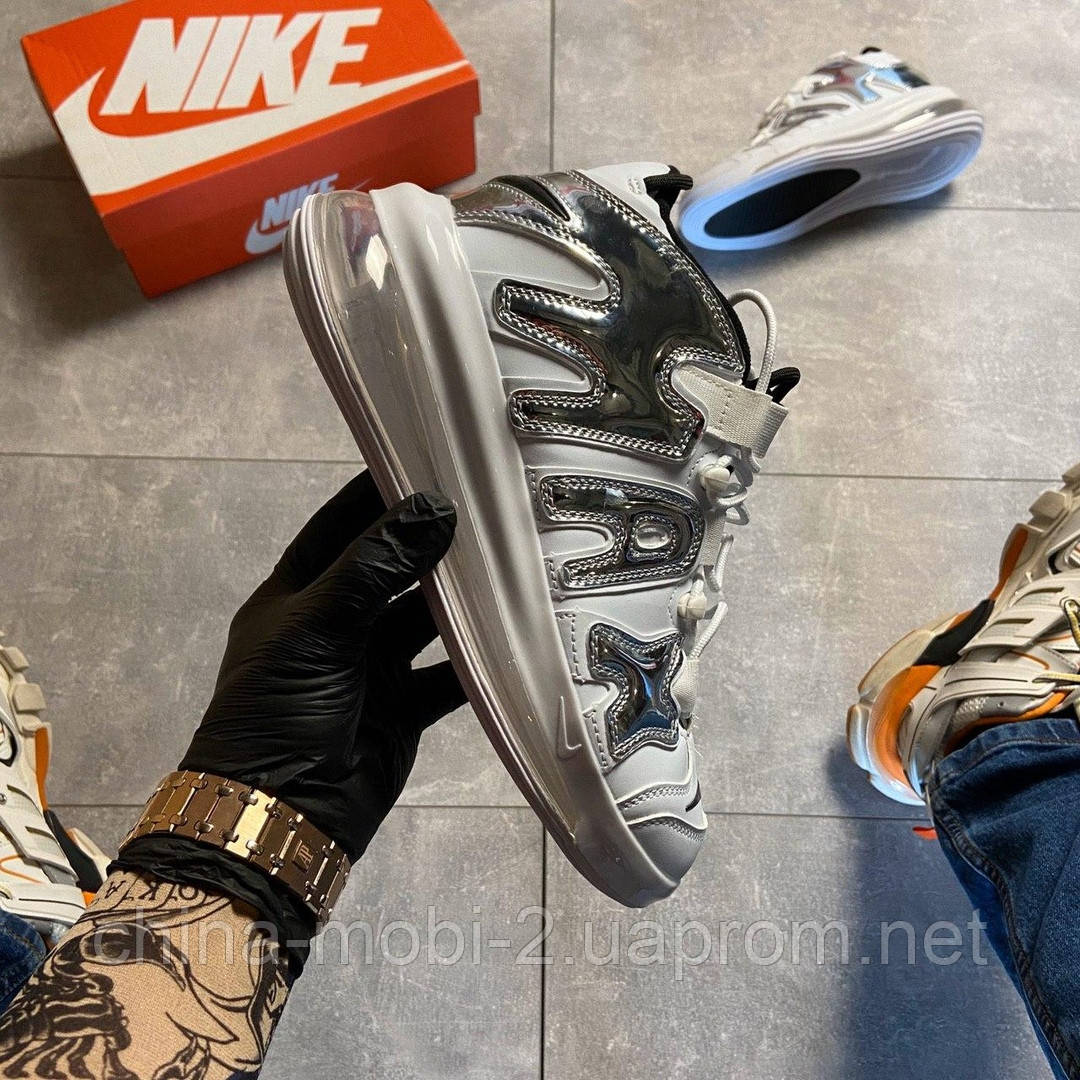 

Nike Air More Uptempo 720 White/Silver (Белый Серебро)