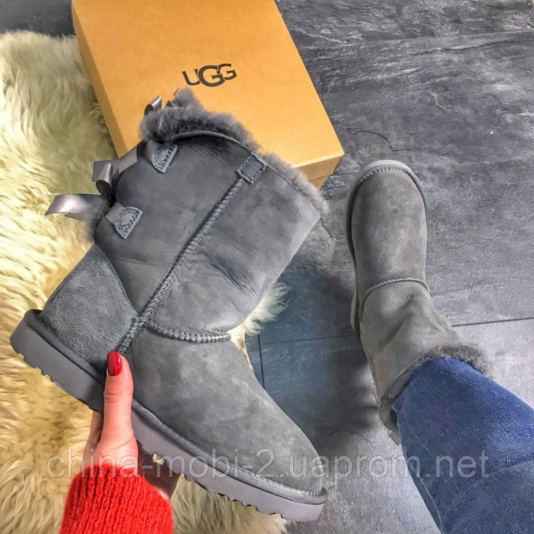 

UGG Bailey Bow 2 Gray (Серый)